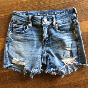 American eagle jean shorts